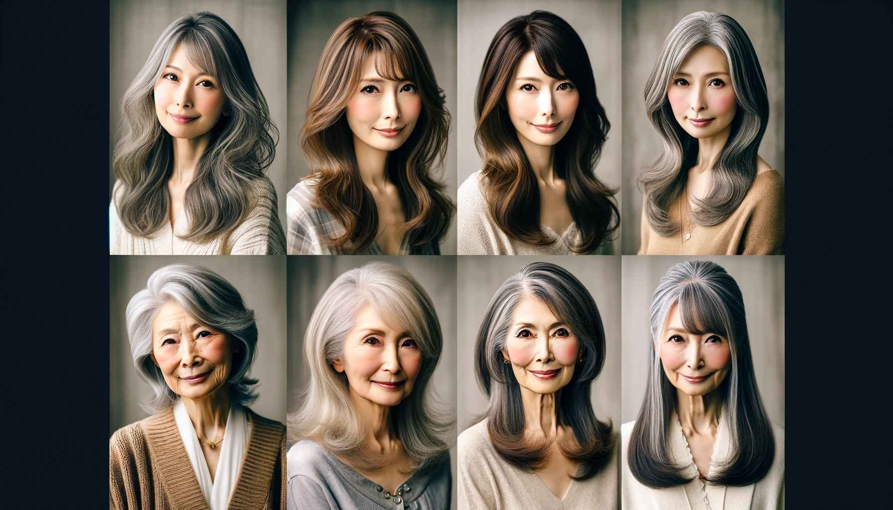 70 代 髪型 ロング